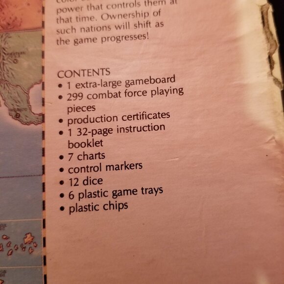 WB Axis Allies Board Game 1987 World War 2 COMPLETE Strategy Gift - Picture 11 of 15